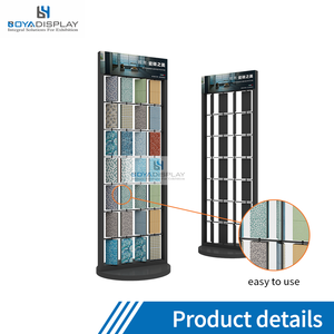 Boya nhà máy bán hàng trực tiếp Gạch Mosaic hiển thị kệ đơn giản đứng Rack hiển thị cho Gạch Mosaic showroom - Product Image 2