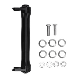 <span class=keywords><strong>Tige</strong></span> télescopique en alliage d'aluminium pour extension de roue de vélo pliant, pour modification, noir - Product Image 2