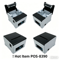 Imprimante thermique de reçus de caisse POS-8390 203dpi pour hôtel, hôpital, supermarché, magasin de détail, 80mm 220mm/s, la plus populaire
