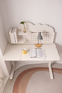 Modern Ergonomic Round 4-Seater Height Adjustable Eco-friendly Safety School Children's <strong>Study</strong> Desk Wood <strong>Material</strong> - Product Image 4