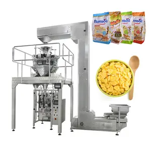 Multi-Function 200g-2kg Automatic weighing couscous Wheat Seed dry Cereal oatmeal flakes Grain Nuts Bag Packaging Machine