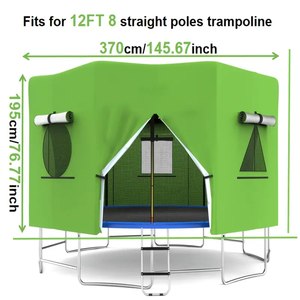 Trampoline Lều Bìa 10ft/12ft lều cho Trampoline với màu đèn LED Trampoline phụ kiện - Product Image 6