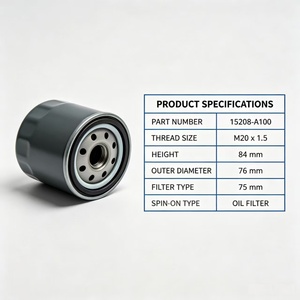 Filtro de Aceite de Motor al por Mayor 15208AA100 15208AA12A para <span class=keywords><strong>Subaru</strong></span> Forester Impreza Legacy Outback WRX STI Baja 1990 2021 - Product Image 6
