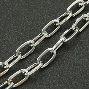 Hipster Women's Three-dimensional Oval <b>Cuban</b> <b>Chain</b> Necklace Sweater Decorative Accessories Collarbone <b>Chain</b> Tanjing - Product Image 4