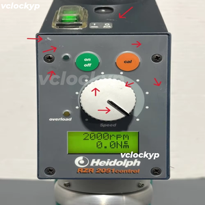 Agitador Eléctrico de Laboratorio Heidolph RZR 2051 con Control Remoto, Mezclador de Laboratorio Probado y Aprobado - Product Image 3