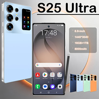 Prix d'usine S25ultra 5G Smartphone Android Écran 1440*3120 Téléphone débloqué pour la vente en gros aux fabricants de téléphones mobiles