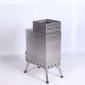 Soulfire <b>Foldable</b> Portable Camping Wood Stove Stainless Steel Outdoor <b>BBQ</b> Grill Heater Lightweight Windproof All Seasons - Product Image 3