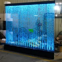 Декоративная панель для разделения комнат, акриловая светодиодная стена с водяными пузырями
