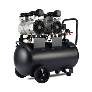 Compresseur d'air silencieux sans huile à piston 68 <span class=keywords><strong>BBar</strong></span> 50L, portable, pour la maison, meilleur prix, 220V, pompe à peinture électrique, moteur, à vendre - Product Image 2