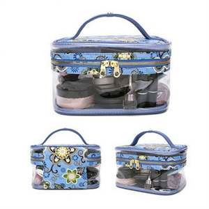 Free Sample <b>Makeup</b> <b>Suitcase</b> Large Portable Travel Professional Customization Logo Printing Clear Pvc <b>Makeup</b> Bag - Product Image 4