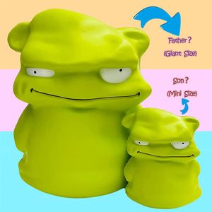 Divertido Monstruo Verde Mini Adorable para Apretar, Juguete Antiestrés de Subida Lenta, Material PU, para Niños de 5 a 7 Años - Product Image 4