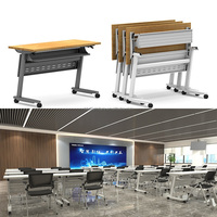DLT-B004 prix usine pliant moderne personnel de bureau meubles bureau Table de conférence vente chaude haute qualité étudiant Table