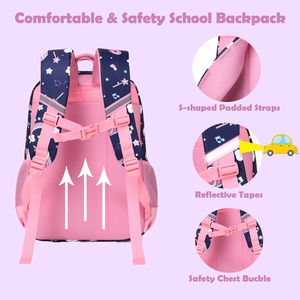 Conjunto de mochilas escolares para niños impermeables de marca propia, mochilas Unisex para niñas y estudiantes, mochila escolar, bolsa para el almuerzo, bolsa para bolígrafos, para acampar al aire libre - Product Image 4