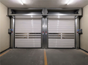 Porte à enroulement rapide moderne résistante au vent, porte à enroulement rapide haute vitesse, porte à enroulement antivol en matériau composite pour entrepôt, <span class=keywords><strong>garage</strong></span>, usine - Product Image 3