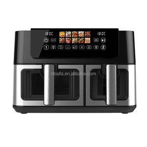 <span class=keywords><strong>Friteuse</strong></span> à air Aifa grande capacité avec panier à <span class=keywords><strong>double</strong></span> zone, <span class=keywords><strong>friteuse</strong></span> électrique numérique 10L, <span class=keywords><strong>double</strong></span> <span class=keywords><strong>friteuse</strong></span> à air - Product Image 1