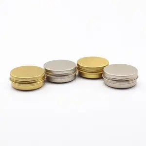 1oz de lujo de oro mate de latas de Metal puede 30 ML frasco cosmético de aluminio para joyería