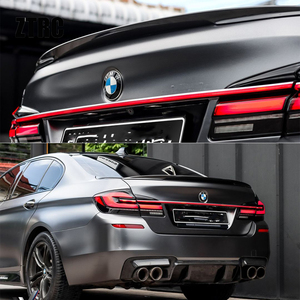 For 5 Series F10/F10 M5 P Style Real Carbon Fiber Material <b>Rear</b> <b>Spoiler</b> Trunk Wing 2009-2016 - Product Image 2