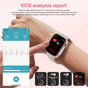 Lige BWET570 ET570 jam tangan pintar fungsi kesehatan jam tangan pintar denyut jantung tekanan darah ECG aplikasi jam tangan pintar - Product Image 3
