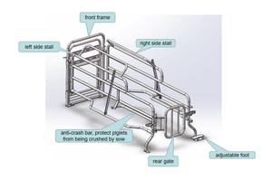 <span class=keywords><strong>Cage</strong></span> d'élevage de cochon avec clôture en planche de PVC <span class=keywords><strong>cage</strong></span> pour animaux - Product Image 6