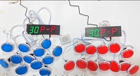 Entraînement de réaction à bouton-poussoir à la vitesse de la lumière Test de défi interactif Réflexe de la lumière