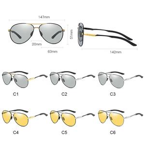 Lunettes de soleil polarisées photochromiques Superhot Eyewear 2019 pour hommes, verres changeant de couleur, lunettes de conduite - Product Image 5
