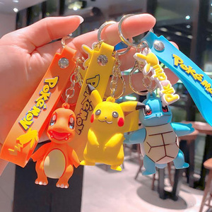 พวงกุญแจการ์ตูน 3 มิติ <span class=keywords><strong>ยาง</strong></span> PVC ลายโปเกมอน ลดราคาสุดฮอต  ปิกาจู เก็นการ์ ชาร์แมนเดอร์ อีวุย ซิลิโคน - Product Image 5