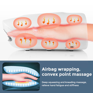 เครื่องนวดมือแบบอัดอากาศ กราฟีนให้ความร้อน นวดได้ 3 ระดับ หน้าจอสัมผัส ชาร์จไฟได้ บรรเทาอาการปวดข้อข้อมือและฝ่ามือ - Product Image 5