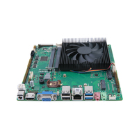 Potente I3 i5 i7 8th 10th CPU Dual DDR4 Triple pantalla grado Industrial Mini ITX placa base para negocios