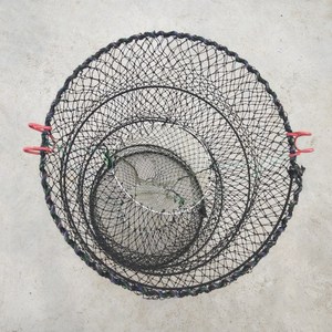 Pièges à écrevisses pliables Appâts vivants Anguille Crevette Crevette Poisson Crabe Filet Pot Homard Loche Torpille Écrevisse Piège Cage en maille - Product Image 3