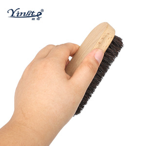 Cepillo para Zapatos Yinste de Madera Maciza con Pelo de Cerdo para Eliminar Manchas, Limpieza del Hogar - Product Image 2