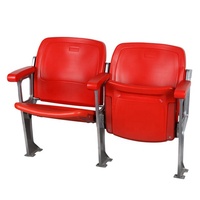 Chaise de stade extérieure au design moderne FoShan, siège en plastique pour spectateurs, chaise pour public pour écoles et hôpitaux, sièges fixes pour événements sportifs