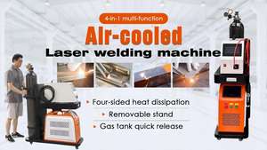 آلة لحام ليزر محمولة 4 في 1 لقطع المعادن واللحام وإزالة الصدأ والتنظيف، أداة متعددة الوظائف للاستخدام التجاري - Product Image 6
