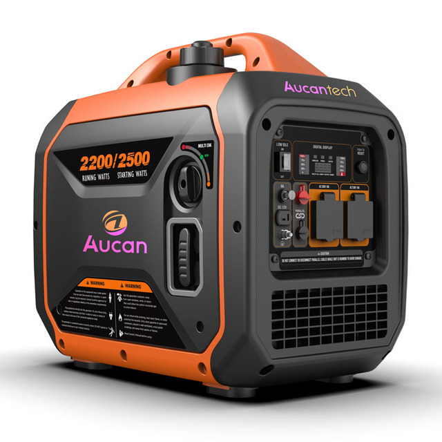 Portable 2.2KW Max 2.5KW Rated Pure Sine Digital Petrol Inverter Generator for Camping RV Gasoline Power Generator