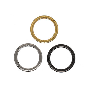 Khóa móc kim loại hình dạng tùy chỉnh theo yêu cầu nhà máy, khắc tên, móc khóa tròn, móc khóa hình sao, khóa nối dạng móc bấm - Product Image 5