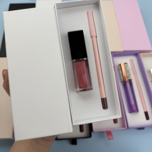 Kit Rossetto Liquido e Matita Labbra all'Ingrosso con Etichetta Privata, Tubetto <span class=keywords><strong>Rosa</strong></span>, Lipgloss Opaco, <span class=keywords><strong>Lucidalabbra</strong></span> Nude Fai da Te, Impermeabile e Lucido - Product Image 3
