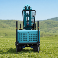 Foreuse de puits d'eau sur chenilles haute performance SM300, diesel-hydraulique, portable, pour forage jusqu'à 300m