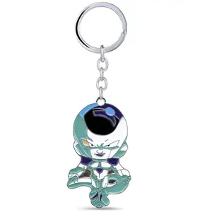 (Grosir) DBZ Ball Dragon Goku Super Saiyan gantungan kunci logam gantungan kunci logam liontin untuk hadiah anak-anak