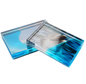 Custom Acrylic Tourist Wedding Exhibition Souvenirs Liquid Water Aqua Floating Cartoon Picture <strong>Frames</strong> for Guests Favor Gifts - Product Image 5