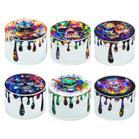 2026 POPULAR Molinillo de Hierbas Metálico de 40mm, 50mm, 55mm, 63mm, para Tabaco y Especias, Venta al por Mayor, Bajo MOQ, Logotipo Personalizado, Molinillos de 4 Capas para Fumar