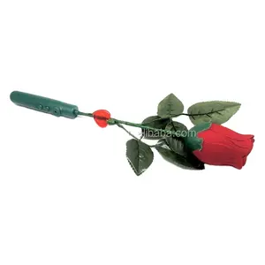 Fleur de flanelle artificielle à couleur changeante, Rose éclairée par Led, personnalisé vente en gros