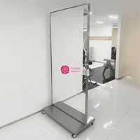 Miroir double face sur pied et mobile Yicheng Beauty pour dressing – Miroir mobile en vente en gros