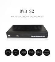 Récepteur satellite numérique Full HD DVB-S2 de haute qualité avec fonction BISS, enregistreur vidéo personnel (PVR)/mise à jour USB, FTA, certifié CE