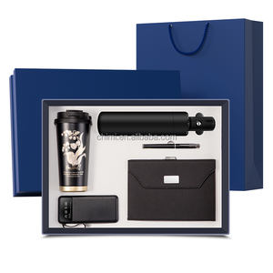 Ensemble cadeau d'entreprise promotionnel Tasse de bureau + Parapluie + Stylo + Agenda + Batterie externe Affaires commerciales Cadeaux de Noël pour hommes Cadeaux magnifiques - Product Image 2