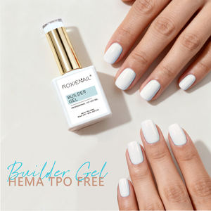 Formule de gel UV classique transparente <span class=keywords><strong>HEMA</strong></span> TPO TMPTA Free, résine naturelle, respectueuse de l'environnement, sans cruauté, végétalienne, gel épais pour la construction, designer DIY LED - Product Image 1