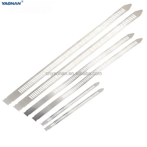<span class=keywords><strong>Fascette</strong></span> stringicavo in acciaio inox 304 a gradini, riutilizzabili e regolabili, <span class=keywords><strong>per</strong></span> il fissaggio di cavi e tubi all'aperto - Product Image 2