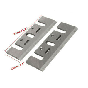 2PCS 3-1/4 "82mm Lames de rabot en acier rapide Lames de rabot <span class=keywords><strong>électrique</strong></span> pour Makita 1900B KP0800 D26676 DW680 pour <span class=keywords><strong>Ryobi</strong></span> - Product Image 2