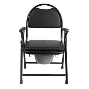เก้าอี้นั่งถ่ายพับได้แบบพกพา รุ่น Cross Border Exclusive สีดำ พร้อมกระโถนในตัว ใช้ได้หลากหลาย เหมาะสำหรับสตรีมีครรภ์ - Product Image 4