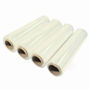 GRS Certified Food Grade PCR plastica trasparente ldpe <span class=keywords><strong>PE</strong></span> pellicola elasticizzata 50CM Pallet involucro 5 KG imballaggio superficie lucida Jumbo <span class=keywords><strong>Roll</strong></span> - Product Image 5