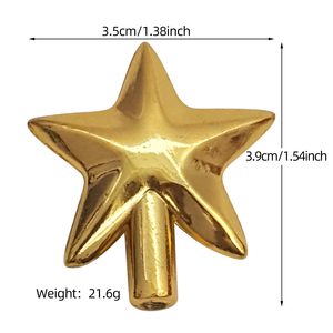 Maniglie e pomelli in metallo a forma di stelle e lune all'ingrosso per coperchi di barattoli di profumi/candele, cassetti, scatole porta stuzzicadenti, ante di armadi e decorazioni per la casa - Product Image 2
