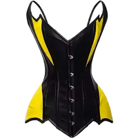 Corset Vintage en cuir hauts pour femmes grande taille Sexy surbuste Shapewear avec fonction respirante édition moderne de haute qualité